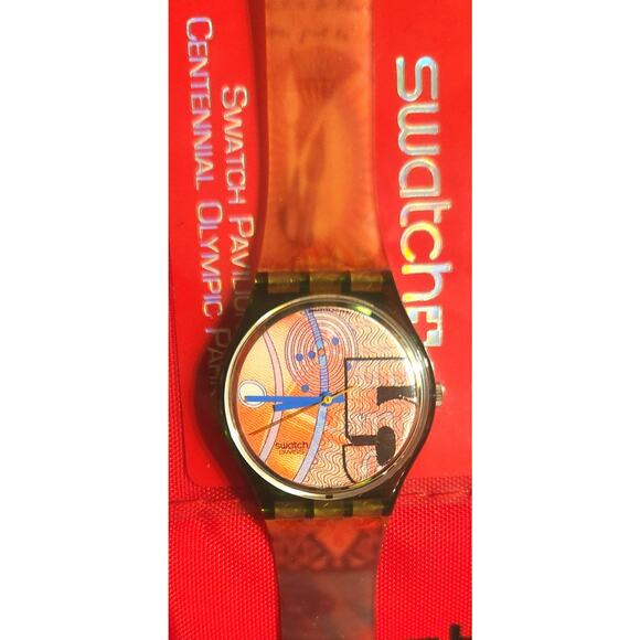 Swatch watch FRANCO GG110 1991 Standard Gents New old stock - Picture 7 of 9